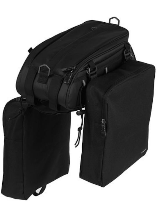 Trizand Gepäckträgertasche Schwarz