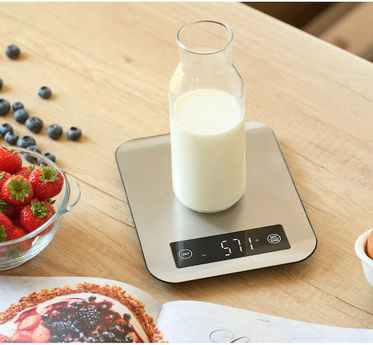 Sencor Digitale Küchenwaage bis 10kg Silber
