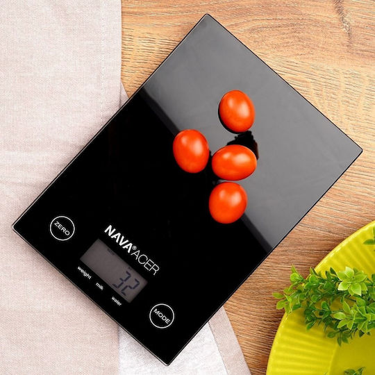 Nava Acer Digital Kitchen Scale Up To 5kg Black