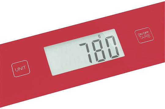 Sencor Digital Kitchen Scale Up To 5kg Red