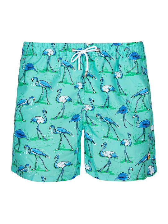 Cayos Swim Вердаман Мъжки Бански Плувни Шорти Flamingo Kimon 9105