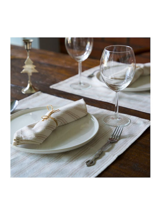 Șervețel Bumbac Set 4buc Cremă 45x45cm