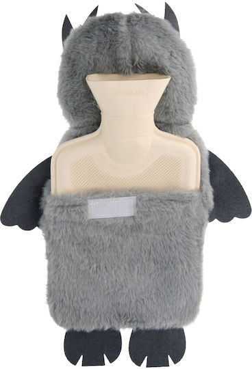 Zen Owl Плюшена Топлинна Капачка с Подвижен Калъф 750ml Сива