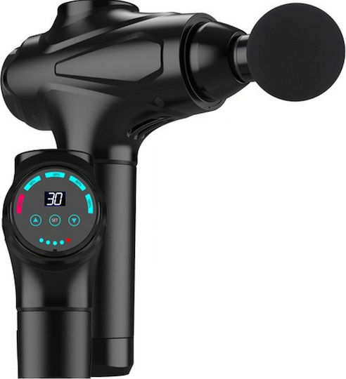 Relax Feet Massage Gun Idealstore Touch Screen 6 Hours Battery Life 10 Replaceable Heads Up To 30 Levels Massage Intensity Ergonomic Design Helps Relax Muscles Includes Carrying Bag