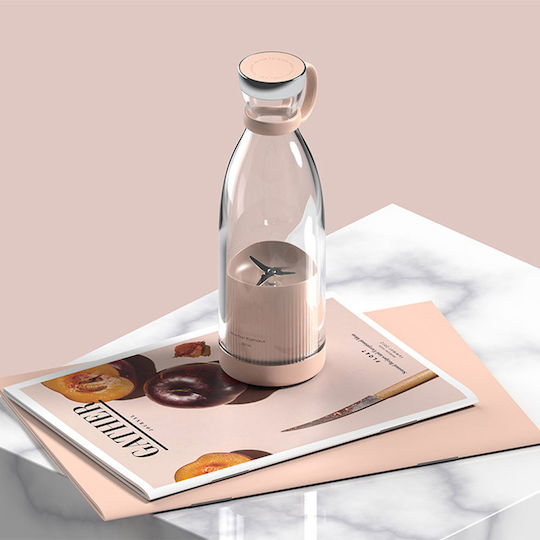 Mini Μπλέντερ με Πλαστική Κανάτα 350 ml Ροζ