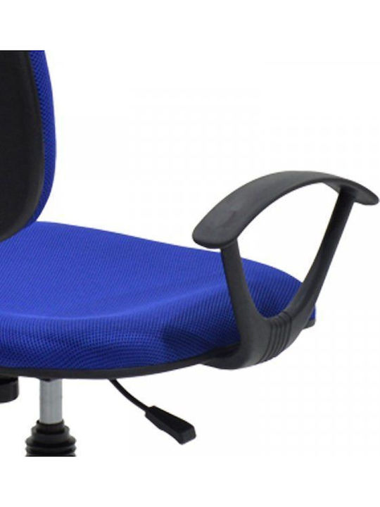 Daphne Office Chair with Fixed Arms Blue ArteLibre