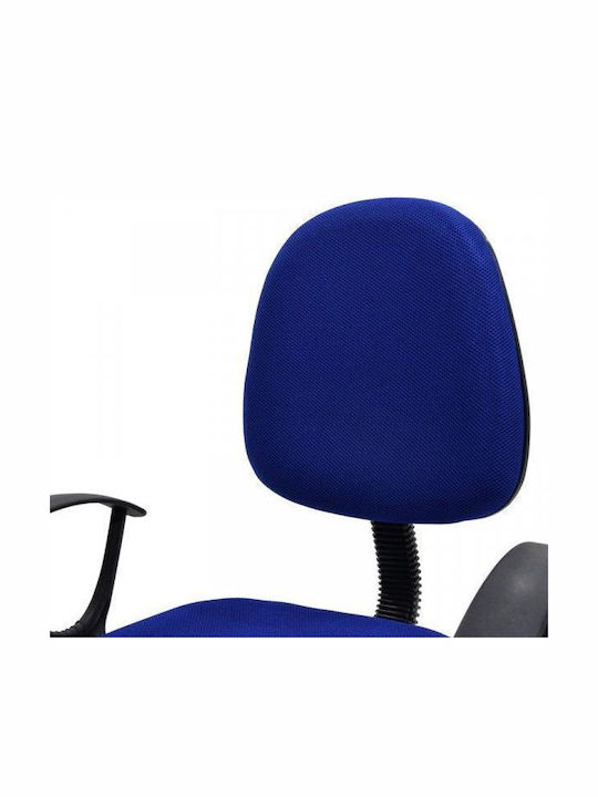 Daphne Office Chair with Fixed Arms Blue ArteLibre
