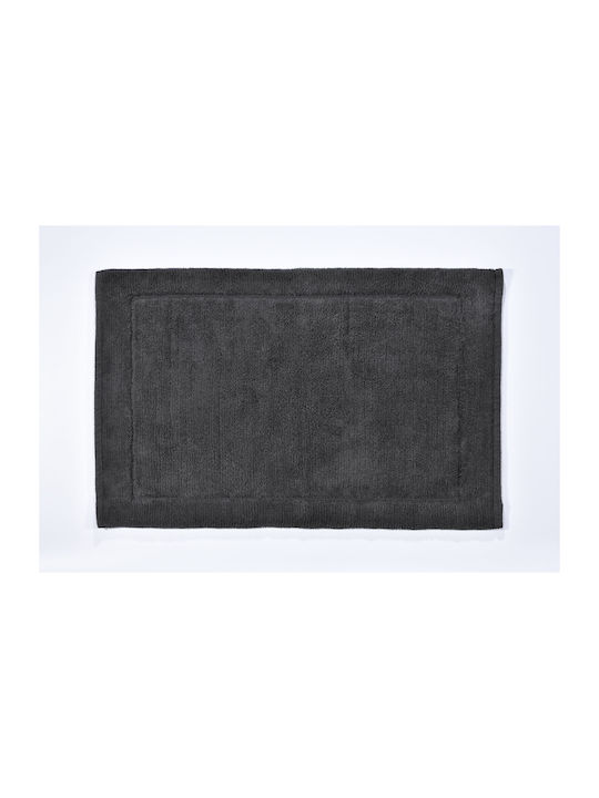 Down Town Home Badematte Baumwolle Rechteckig Black 60x90cm
