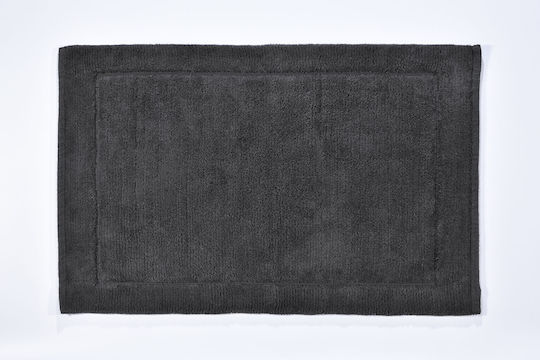 Down Town Home Cotton Black Bath Mat 60x90cm