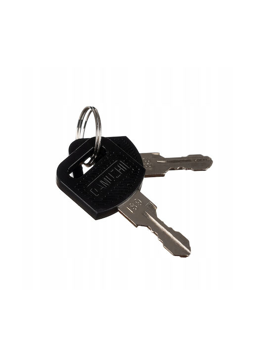 Cute Key Storage Idealstore Made Iron Lock Contains 48 Colorful Identifiers That Can Be Engraved Stickers 1-48 2 Access Keys Installation Kit Included Antique Graphite Color