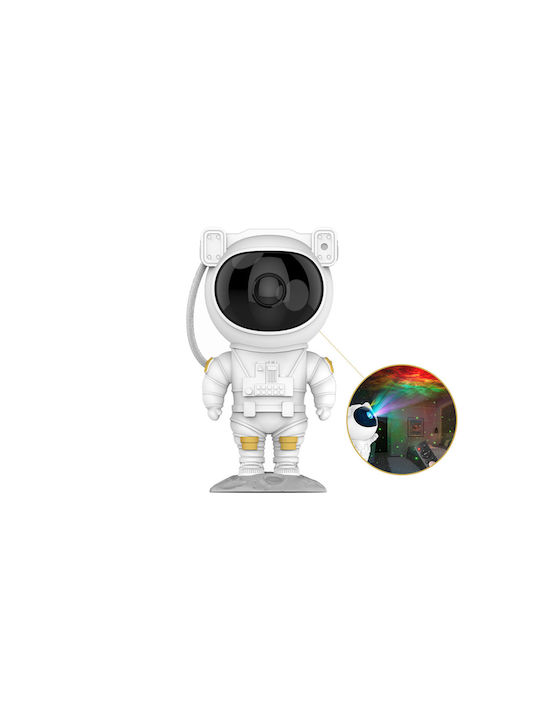 Techkidz Cosmonaute 360° Animated Starry Ambiance Projector White
