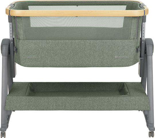 Kikka Boo Cradle-Park Nanna 2 with Mattress and Wheels Green