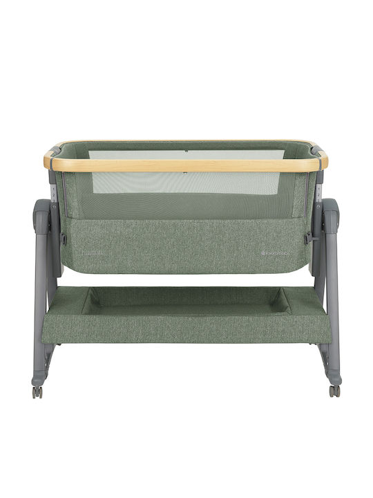 Kikka Boo Cradle-Park Nanna 2 with Mattress and Wheels Green