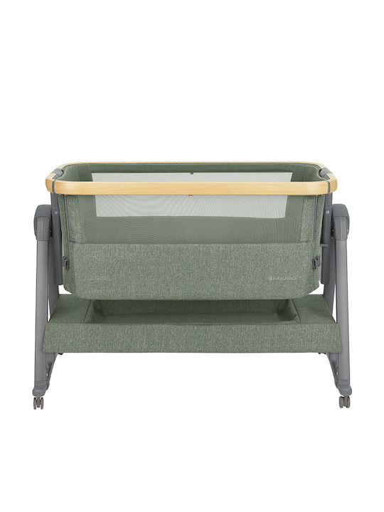 Kikka Boo Cradle-Park Nanna 2 with Mattress and Wheels Green