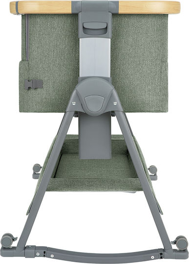 Kikka Boo Cradle-Park Nanna 2 with Mattress and Wheels Green