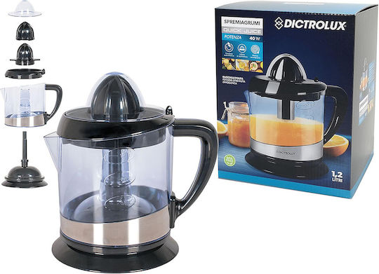 DictroLux 870805 Electric Juicer 40W with 1.2lt Capacity Black