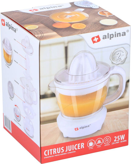 Alpina Appliances Ηλεκτρικός Στίφτης 25W με Χωρητικότητα 700ml Λευκός
