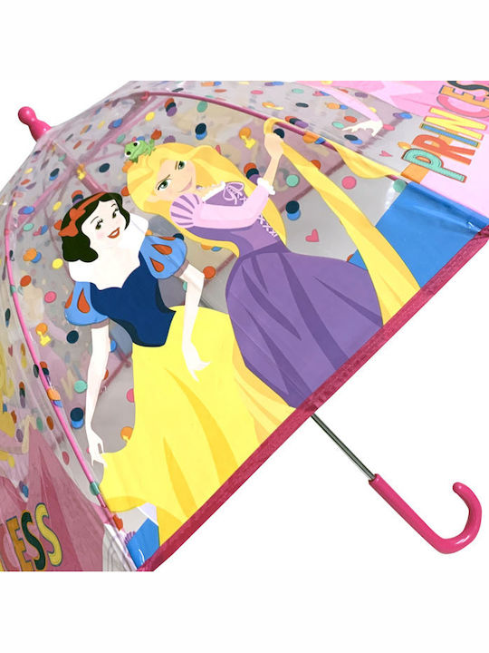 Princess Kinderregenschirm Gebogener Handgriff Mehrfarbige 45cm