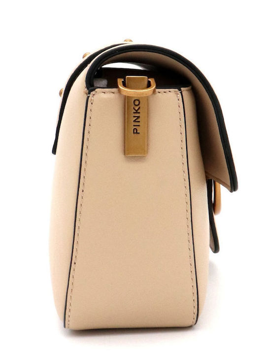 Love One Leather Women's Bag Shoulder Beige