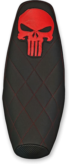 Dy 50-110 Daytona Quilted Baklava Motorcycle Seat Cover Red