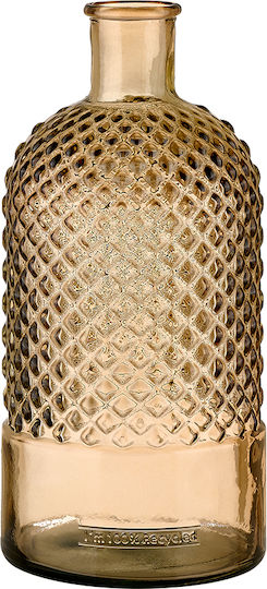 Vidrios San Miguel Glass Vase Beige