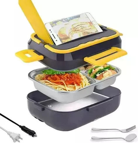 Elektrische Behälter Lunchbox Inox Gray 1500ml 1Stück