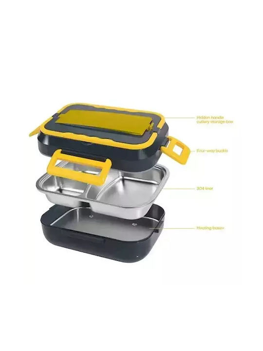 Elektrische Behälter Lunchbox Inox Gray 1500ml 1Stück