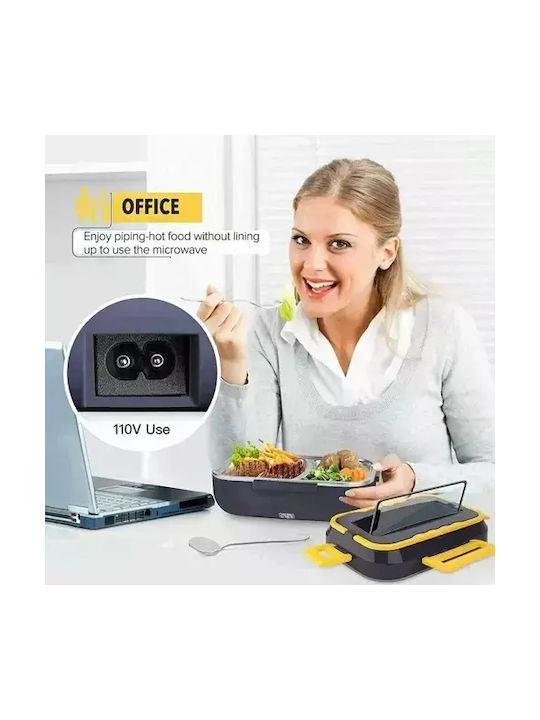 Elektrische Behälter Lunchbox Inox Gray 1500ml 1Stück