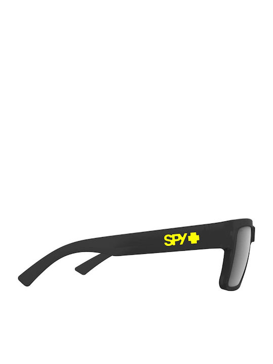 Spy Montana Matte Bărbătești Ochelari de soare cu Negru Cadru și Argintiu Oglindă Lentilă