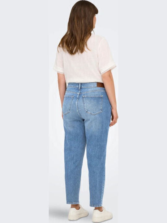 Hoch tailliert Damenjeans in Schlanker Passform