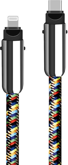 Moxie Choker Kabel USB-C Zu Lightning Anschluss Länge 1,2m Mehrfarbig