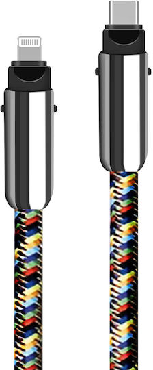 Moxie Choker Kabel USB-C Zu Lightning Anschluss Länge 1,2m Mehrfarbig