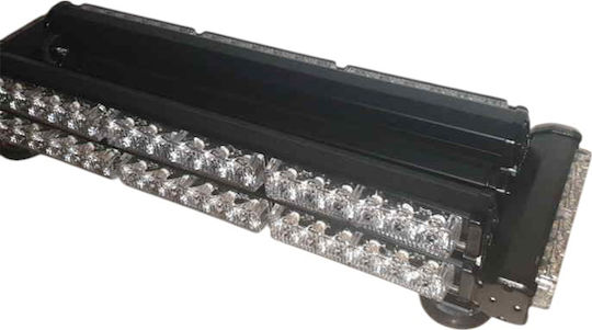 Notfall-Autolichter Strobe LED Magnetleiste 12V 250W 55cm Jn-1055 Rote