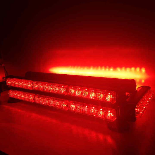 Notfall-Autolichter Strobe LED Magnetleiste 12V 250W 55cm Jn-1055 Rote