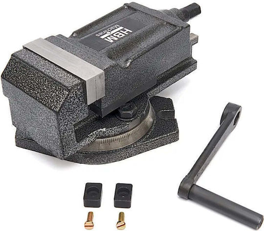 HBM Machines Menghină Fixă Presă De Găurit Menghină Cu Deschidere Maximă 80mm
