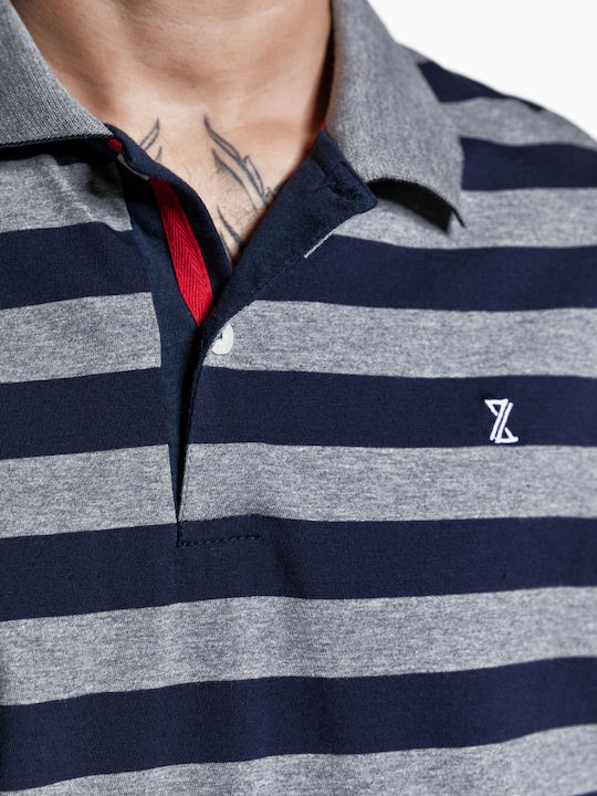 Jersey Polo Μπλούζα Κοντομάνικη Μπλε