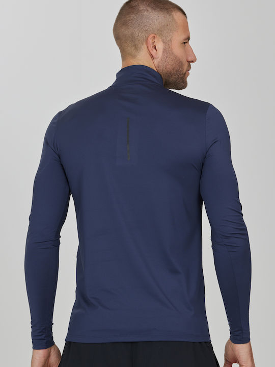 Men's Long Sleeve Blouse Blue Nights