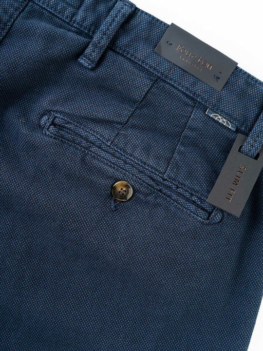 Trousers Chino in Slim Fit blue