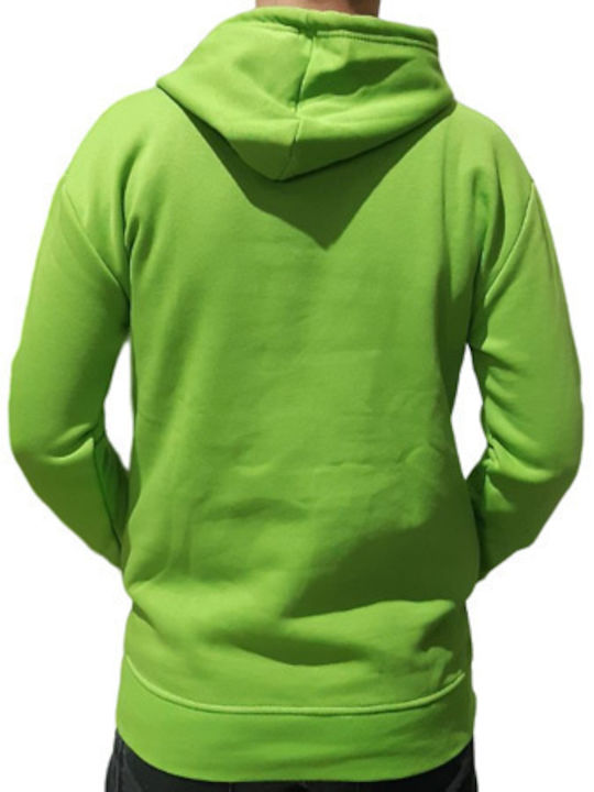 Sweatshirt with Hood Light Green