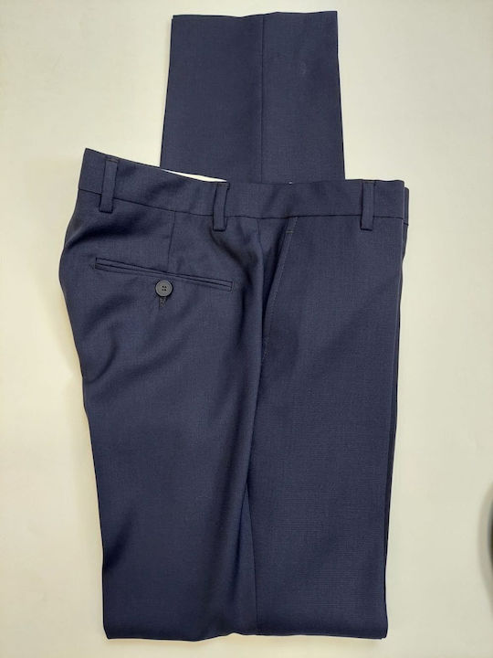 Costum Bărbați Cu vestă Blue