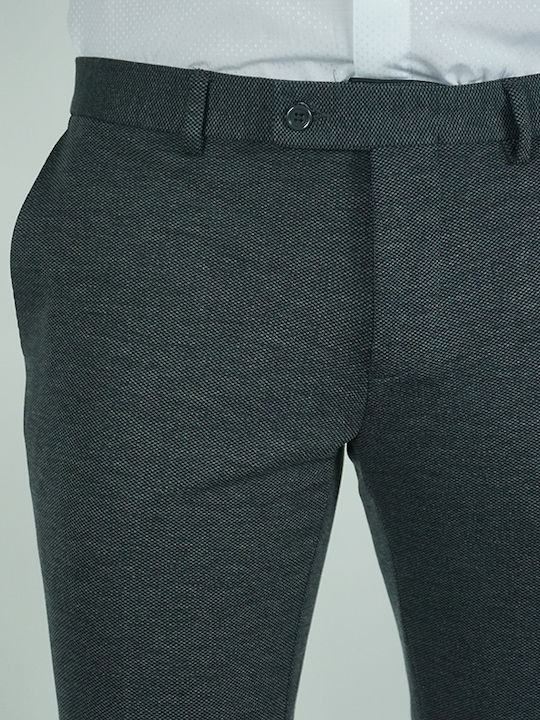 Men's Winter Suit with Vest Slim Fit Grey