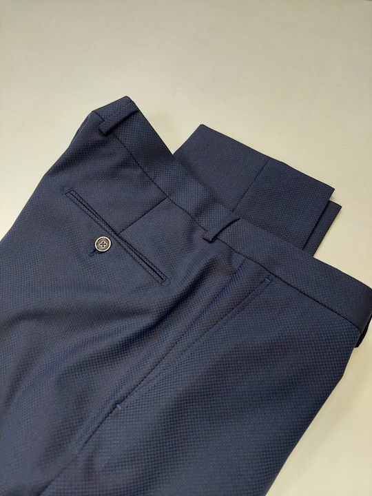 Costum Bărbați Cu vestă Blue