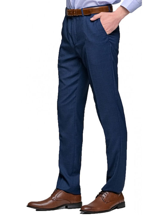 Herrenanzug mit Weste mit Schlank Passform Navy - Blau