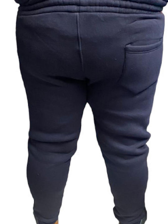 Pantaloni de trening cu Elastic Dark Blue