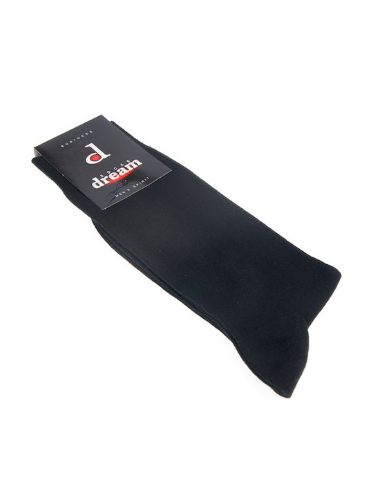 Dream Socks Ανδρικές Μονόχρωμες Κάλτσες Μαύρο