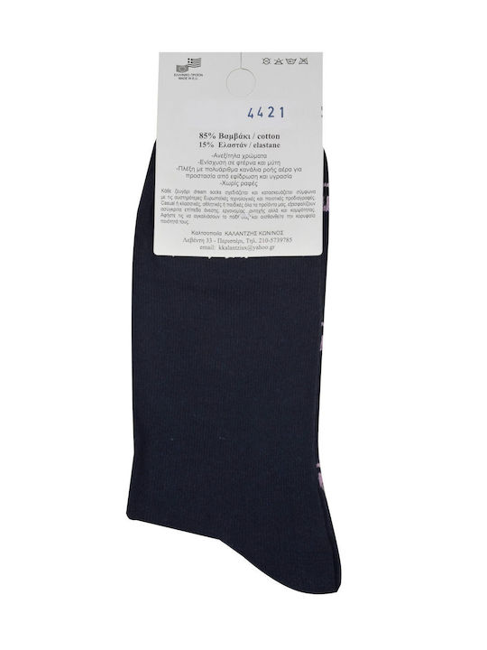 Dream Socks Women's Patterned Socks Blue