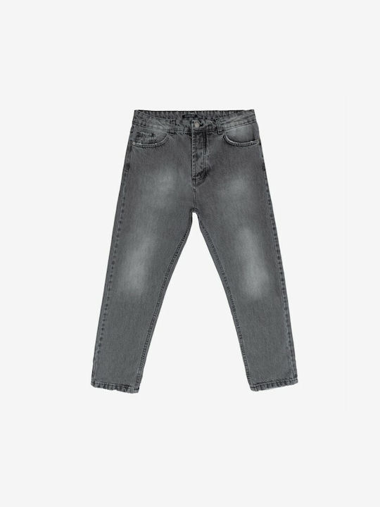 Ανδρικό Παντελόνι Τζιν Cropped Grey