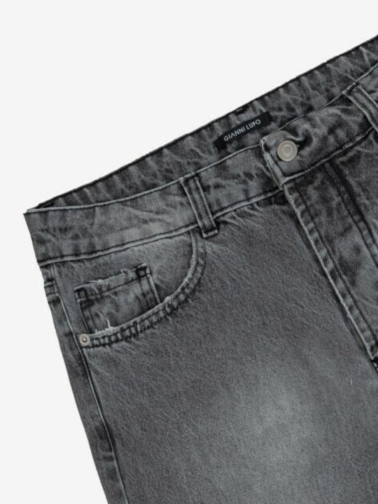 Ανδρικό Παντελόνι Τζιν Cropped Grey
