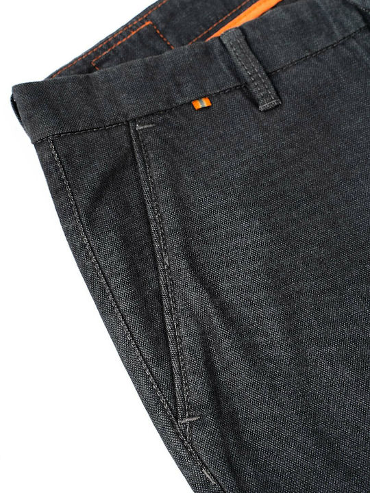 Ανδρικό Παντελόνι Τζιν με Slim Εφαρμογή Dark Grey