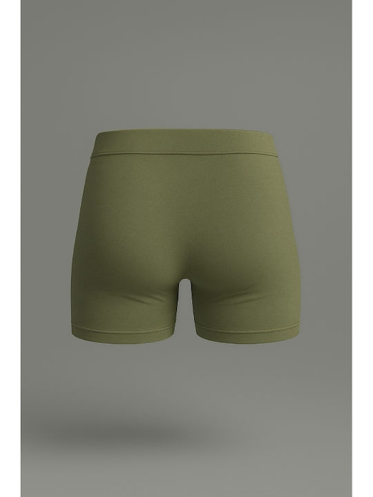 Herren Boxershorts Haki 1Packung